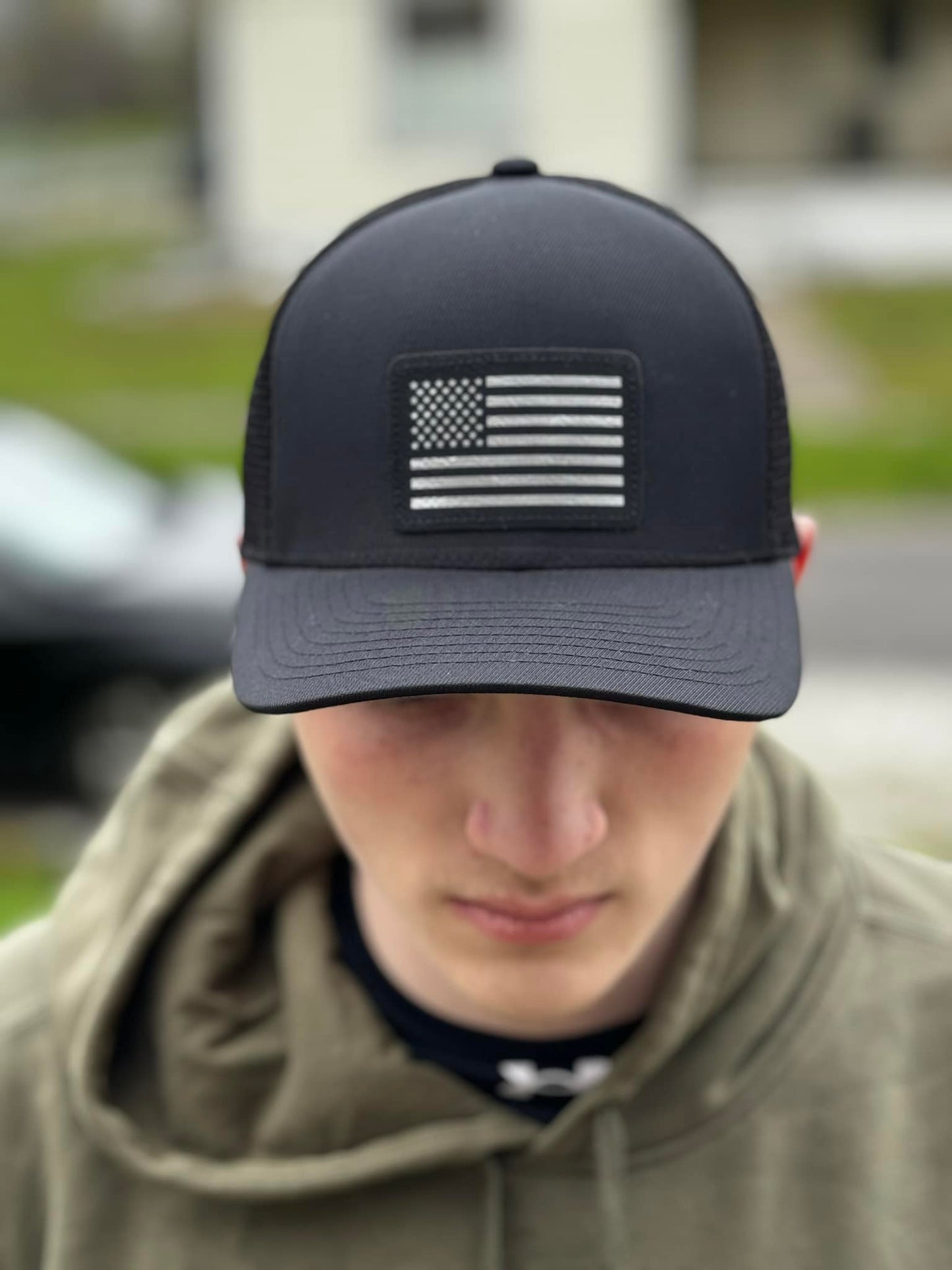 Two Tone Ball Cap with Patch
