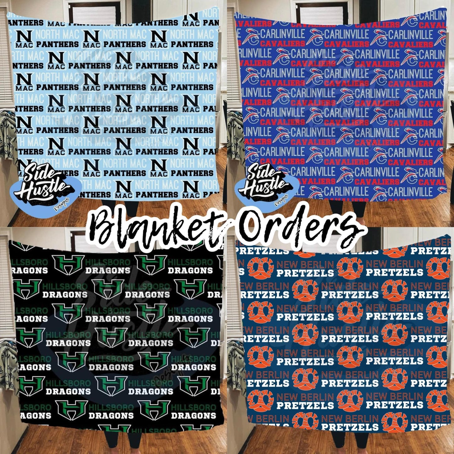 Custom Blankets: 6 WEEK TURN AROUND TIME