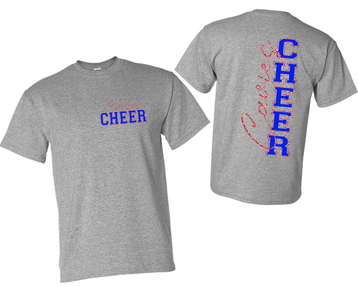 Cavies Cheer Red - FAUX glitter