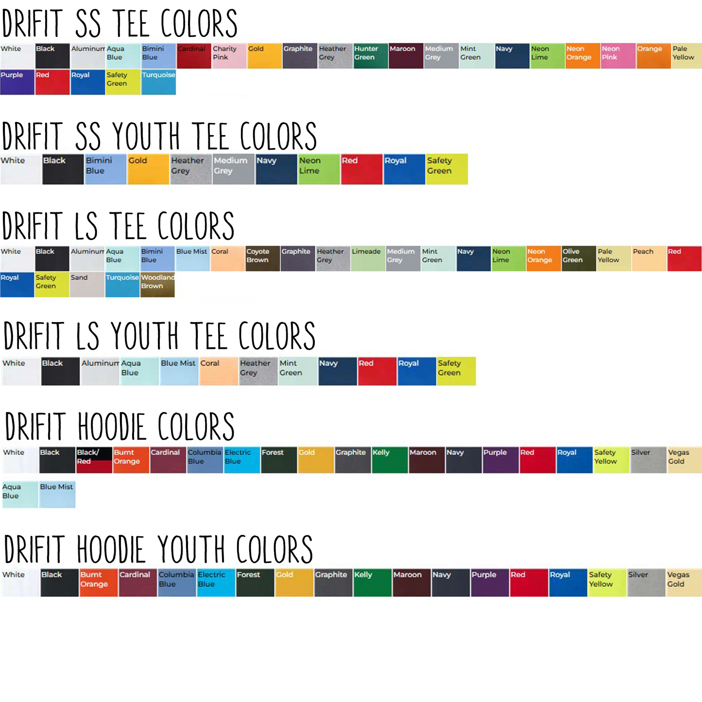 COLOR OPTIONS