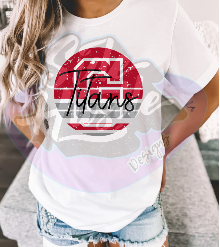 Mascot Stripe Circle