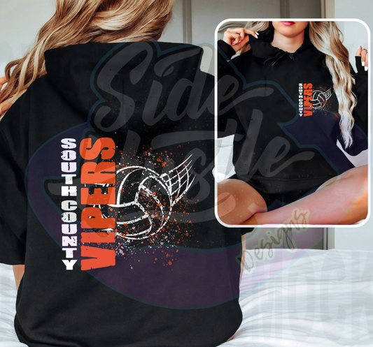 Volleyball Splatter