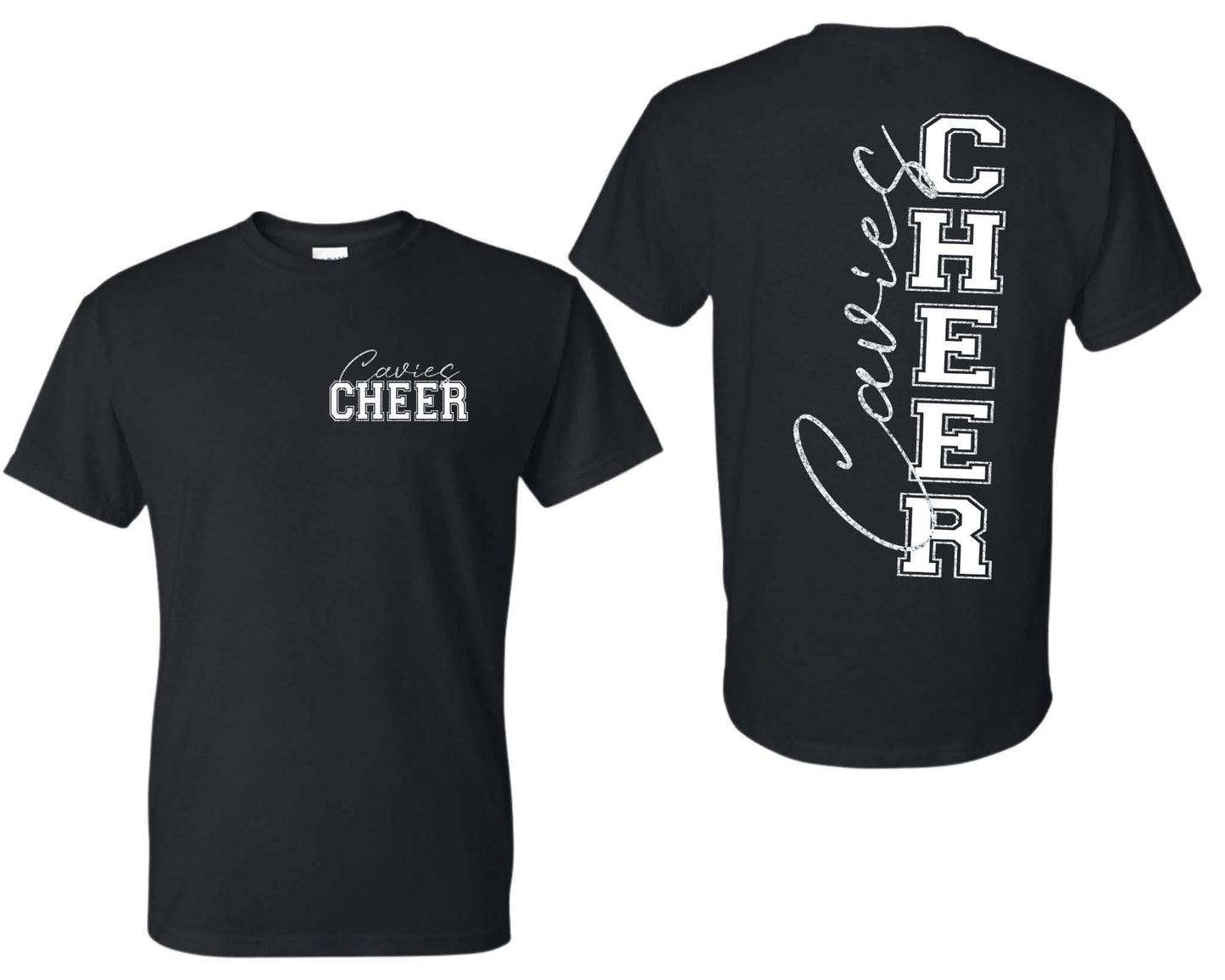 Cavies Cheer Silver - FAUX glitter