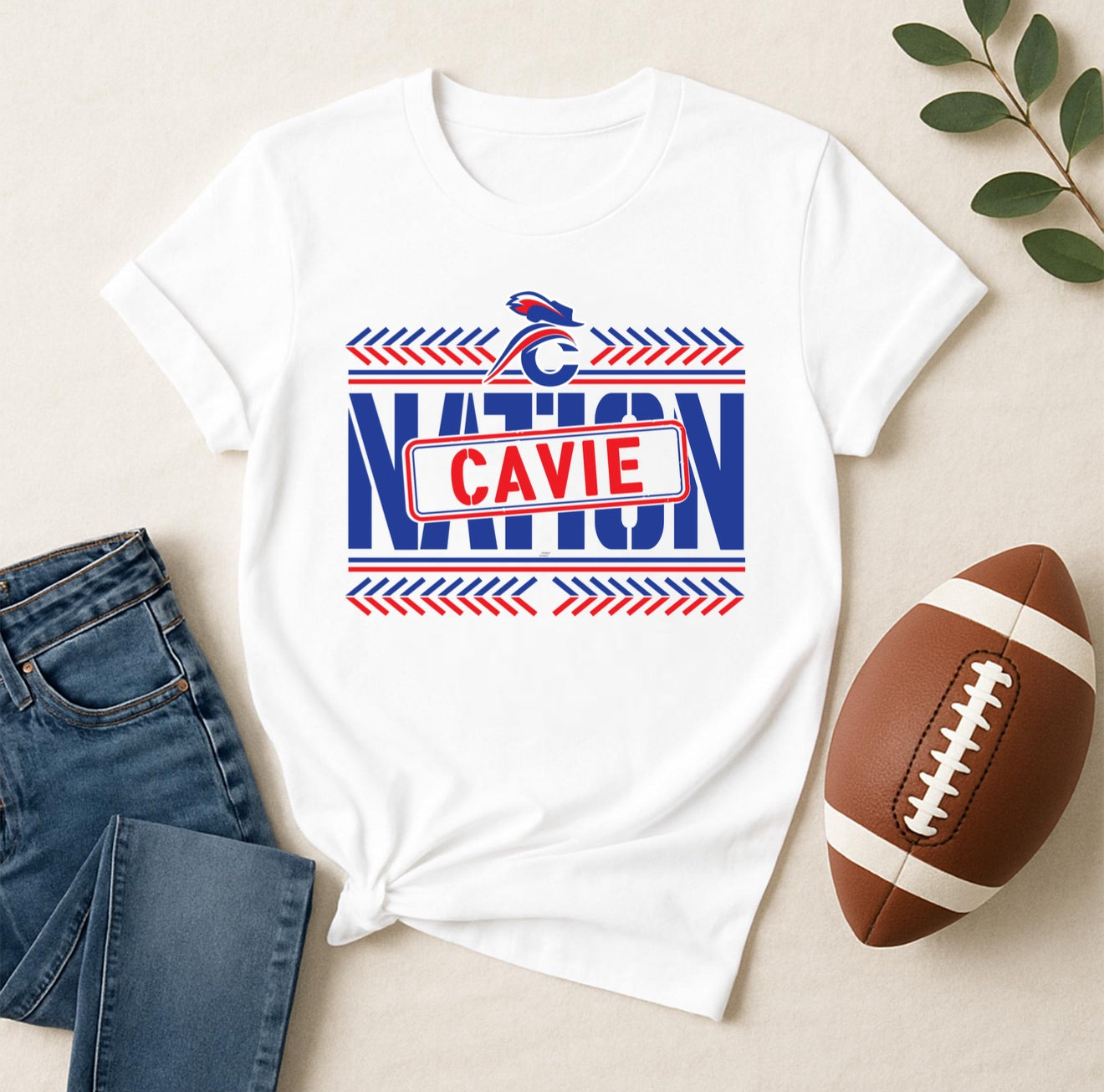 Cavie Cheer Fundraiser - Cavie Nation on White