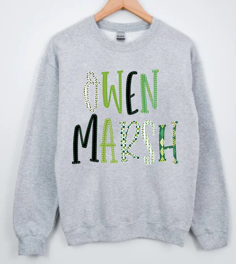 OWEN MARSH FROGS APPLIQUE