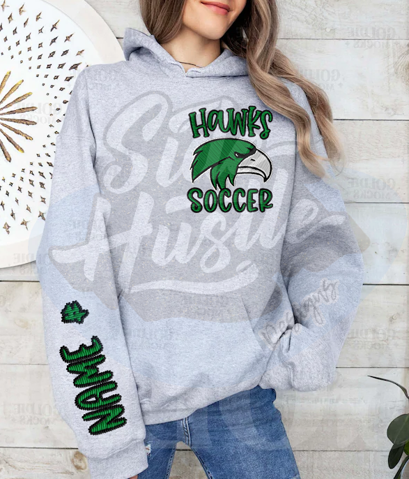 Faux Embroidery Mascot