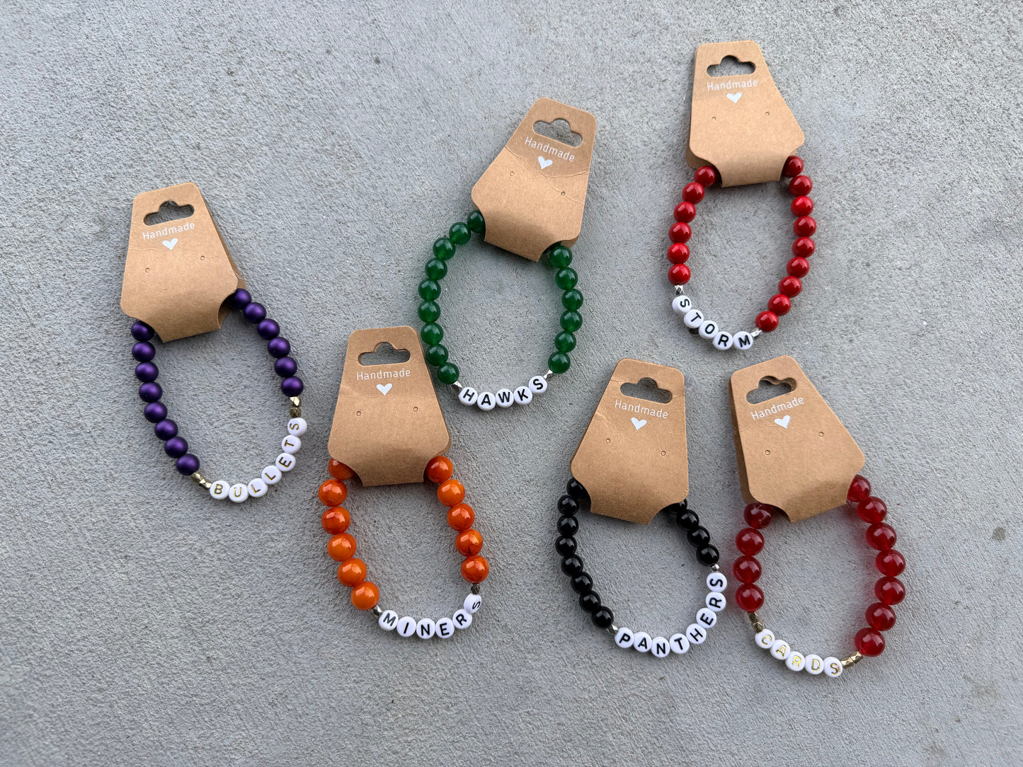 MASCOT/TEAM BRACELET - CUSTOM TO ANY TEAM