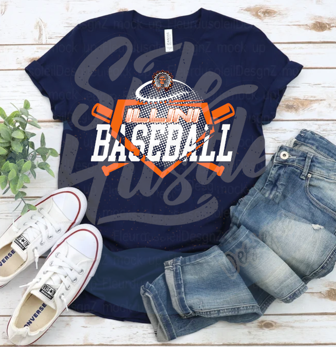 Illini Baseball Gradient YOUTH