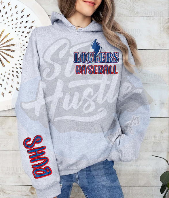 Faux Embroidery Mascot