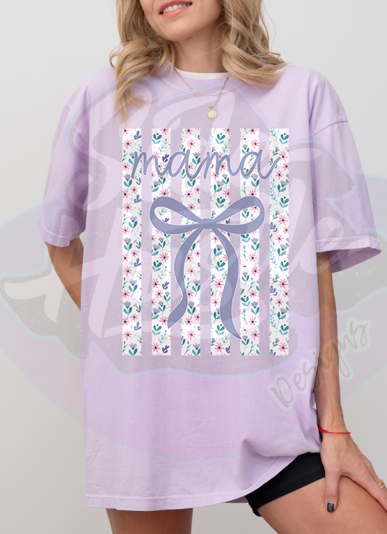 CUSTOM FLORAL STRIPES