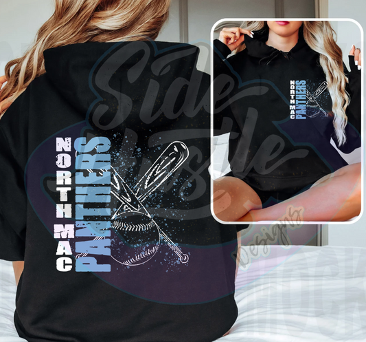 BASEBALL SOFTBALL SPLATTER