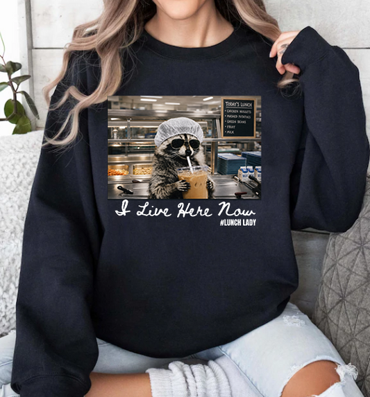 2026 I LIVE HERE NOW LUNCH RACCOON