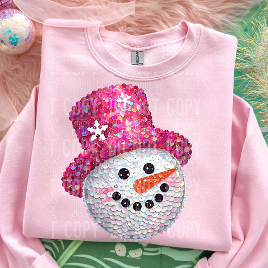 SNOWMAN FAUX SEQUIN