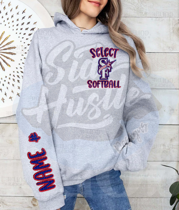 Faux Embroidery Mascot
