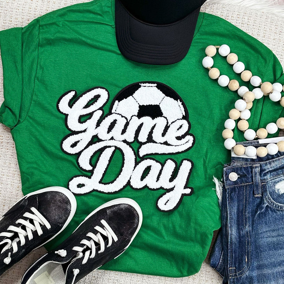 Soccer Game Day Chenille